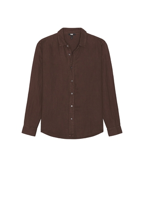PAIGE Peters Shirt in Brown. Size S. Also in M.