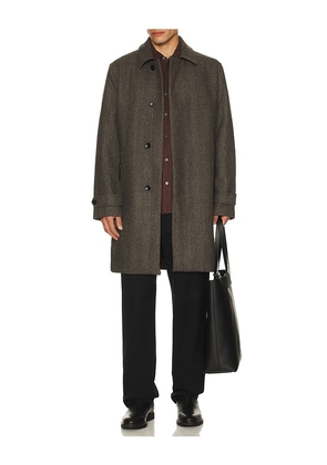 PAIGE Brunetti Herringbone Coat in Grey. Size S. Also in XL/1X.