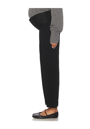 PAIGE Anessa Maternity Wide Leg Jeans in Black. Size 24. Also in 32.