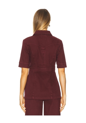 Seventy + Mochi Ani Jacket in Burgundy. Size M. Also in XXS, XS, S, L.