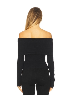 SEVEN WONDERS Barly Off Shoulder Top in Black. Size M. Also in XS, S, L, XL.