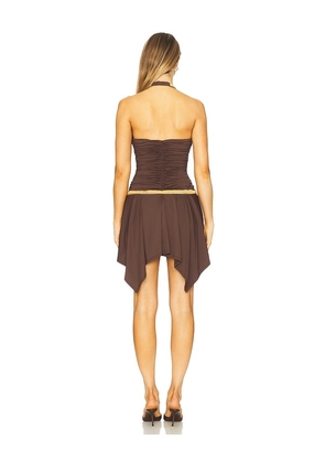 Runaway The Label Shae Mini Dress in Chocolate. Size M. Also in L.