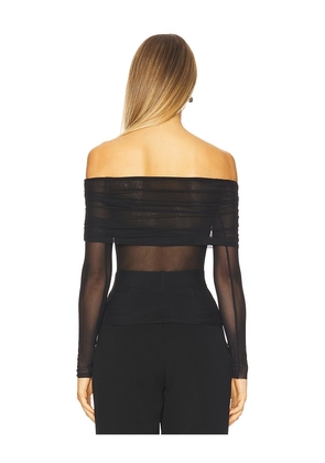 SEROYA Rosa Top in Black. Size M. Also in L, S, XS, XXS.