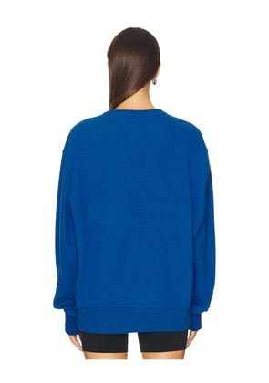 Tommy Jeans Boucle Crew Neck Sweatshirt in Blue. Size M. Also in XS, S.