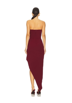 superdown Victoria Corset Maxi Dress in Burgundy. Size M. Also in XXS, XS, S, L, XL.