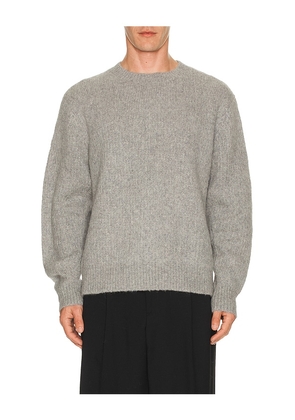 Sunflower Yak Sweater in Light Grey. Size S. Also in XL/1X, XXL/2X.