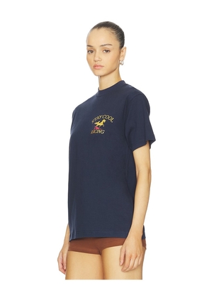 Stay Cool Racing T-Shirt in Blue. Size M. Also in XL/1X.