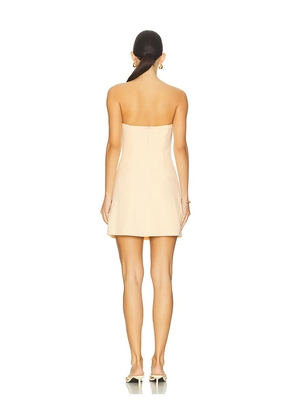 Runaway The Label Cairo Strapless Mini Dress in Lemon. Size M. Also in S, XS, L, XL.