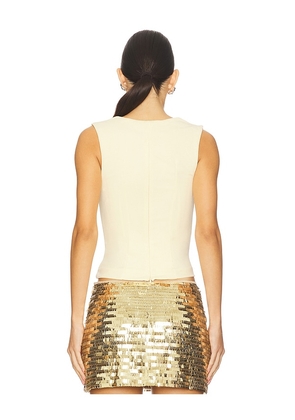Runaway The Label Kody Top in Lemon. Size M. Also in S, XS, XL.