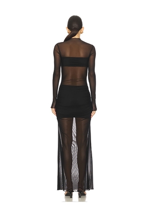 superdown Elysha Maxi Dress in Black. Size M. Also in XS, S.