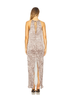 Sabina Musayev Carol Dress in Brown. Size M. Also in S, XS, L, XL.