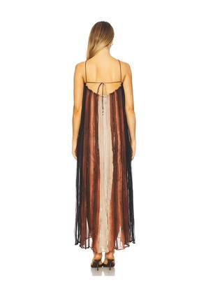Sabina Musayev Nella Dress in Cream,Brown. Size M. Also in S, L.