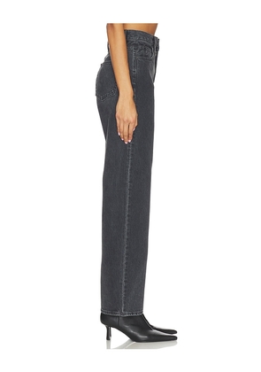 SLVRLAKE Koko Relaxed Straight Leg Jeans in Black. Size 24. Also in 23, 26, 27, 29, 30, 31, 32.