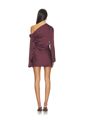 SNDYS Calissa Mini Dress in Purple. Size M. Also in L, S, XL, XS.