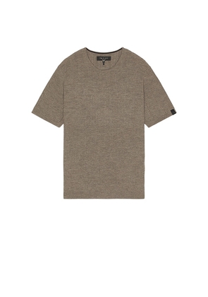 Rag & Bone Crawford Cashmere Blend Tee in Brown. Size S. Also in XL/1X.