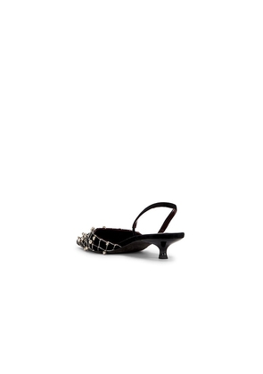 Tory Burch Bell Slingback Heel in Black. Size 6. Also in 7, 9, 7.5.