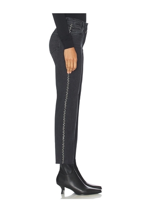 PAIGE Mason Ankle Straight Jeans in Black. Size 26. Also in 27, 30, 33, 34.