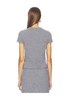 SRG Mattie Knit T-shirt in Grey. Size S. Also in XS.