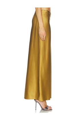 SRG Marion Silk Skirt in Olive. Size S. Also in XXS, XS, M.