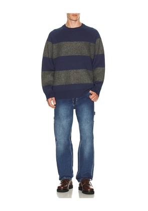 STAN RAY Knitted Sweater in Blue. Size M. Also in L, XL/1X.