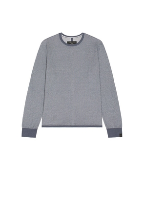 Rag & Bone Gregory Merino Crewneck Sweater in Blue. Size M. Also in S, L.