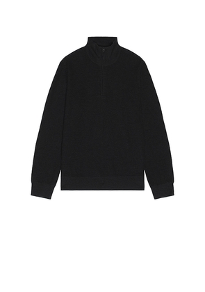 Rag & Bone Joel Merino Half Zip Sweater in Charcoal. Size S. Also in XL/1X.