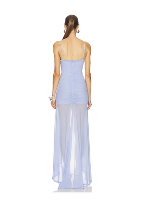 Runaway The Label Kiata Maxi Dress in Blue. Size L. Also in XL.