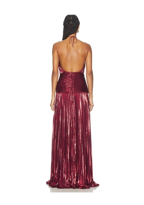 retrofete Thalia Dress in Burgundy. Size M. Also in S.