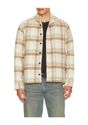PEREGRINE Wool Overshirt in Brown. Size M. Also in S, L, XL/1X.