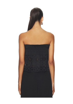 Scarlett Poppies Toshiko Top in Black. Size M. Also in S, XS, XL.