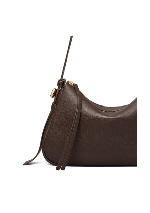 Tory Burch Romy Small Shoulder Bag in Brown.