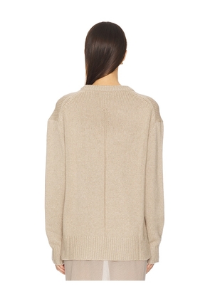 Rue Sophie Gil Sweater in Taupe. Size M. Also in L, S.