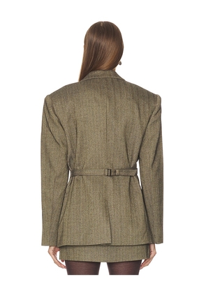 Ronny Kobo Birch Blazer in Brown. Size M. Also in L.