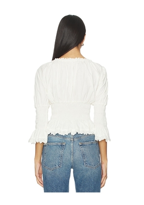 Tularosa Presley Top in White. Size M. Also in S.