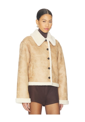 Tularosa Catrine Jacket in Tan. Size M. Also in XXS, XS, S, XL.