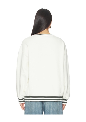 The Wild Collective Packers Oversized Baggy Sweatshirt in Ivory. Size M. Also in XS.