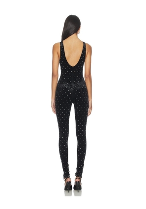 Ronny Kobo Atria Catsuit in Black. Size M. Also in S.