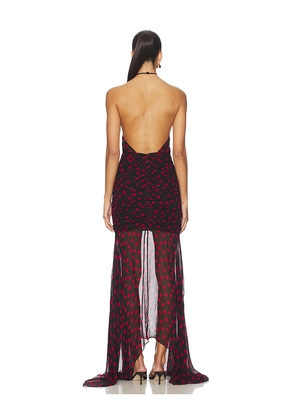 Ronny Kobo Tilda Dress in Red. Size M. Also in S, XS.