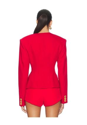 Ronny Kobo Carrie Blazer in Red. Size L. Also in XS.