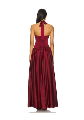 Show Me Your Mumu Eliza Maxi Dress in Red. Size M. Also in S, XS.