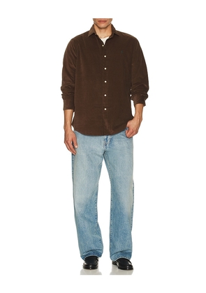 Polo Ralph Lauren Corduroy Sport Shirt in Brown. Size XL/1X. Also in M, XXL/2X.