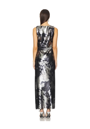 Rag & Bone Margaret Metallic Dress in Metallic Silver. Size 00. Also in 0, 2, 8.