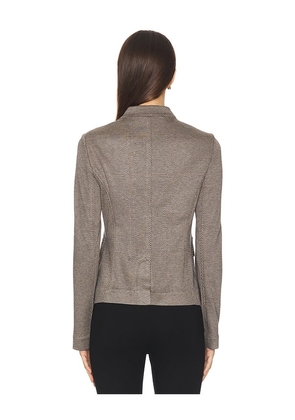 Rag & Bone Mercer Ponte Blazer in Brown. Size 2. Also in 00, 0, 6.