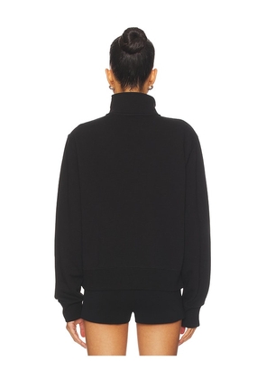 POST SWIM 3 Quarter Zip in Black. Size M. Also in S, XL.