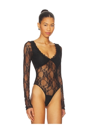 superdown Halcyon Bodysuit in Black. Size L. Also in XXS, S, XL.