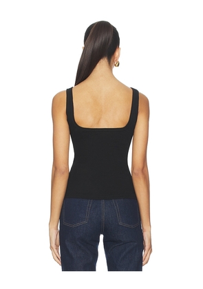 SNDYS Cleonie Tank Top in Black. Size M. Also in S, L.
