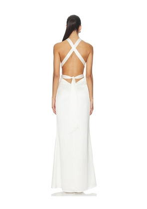 retrofete Magnolia Dress in White. Size S. Also in XS, M.