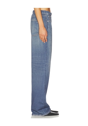 Rag & Bone x REVOLVE rb Miramar Fleece Wide Leg Jeans in Navy. Size M. Also in L, S, XS.