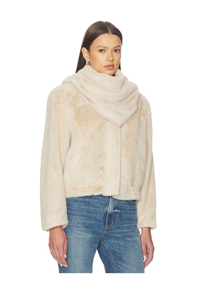 SELMACILEK Bomber Jacket in Beige. Size S. Also in XS, M.
