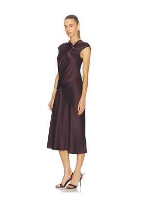 Theory Twist Bodice Dress in Purple. Size 4. Also in 0.
